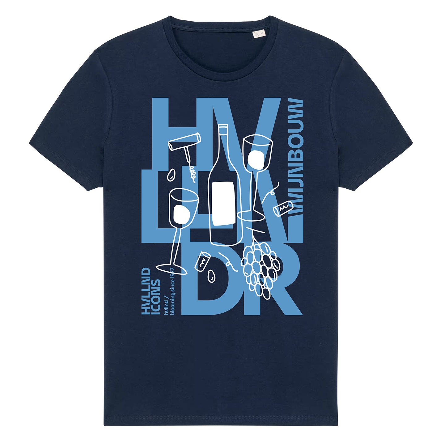 Icon t-shirt / Wijndomeinen / 6 kleuren