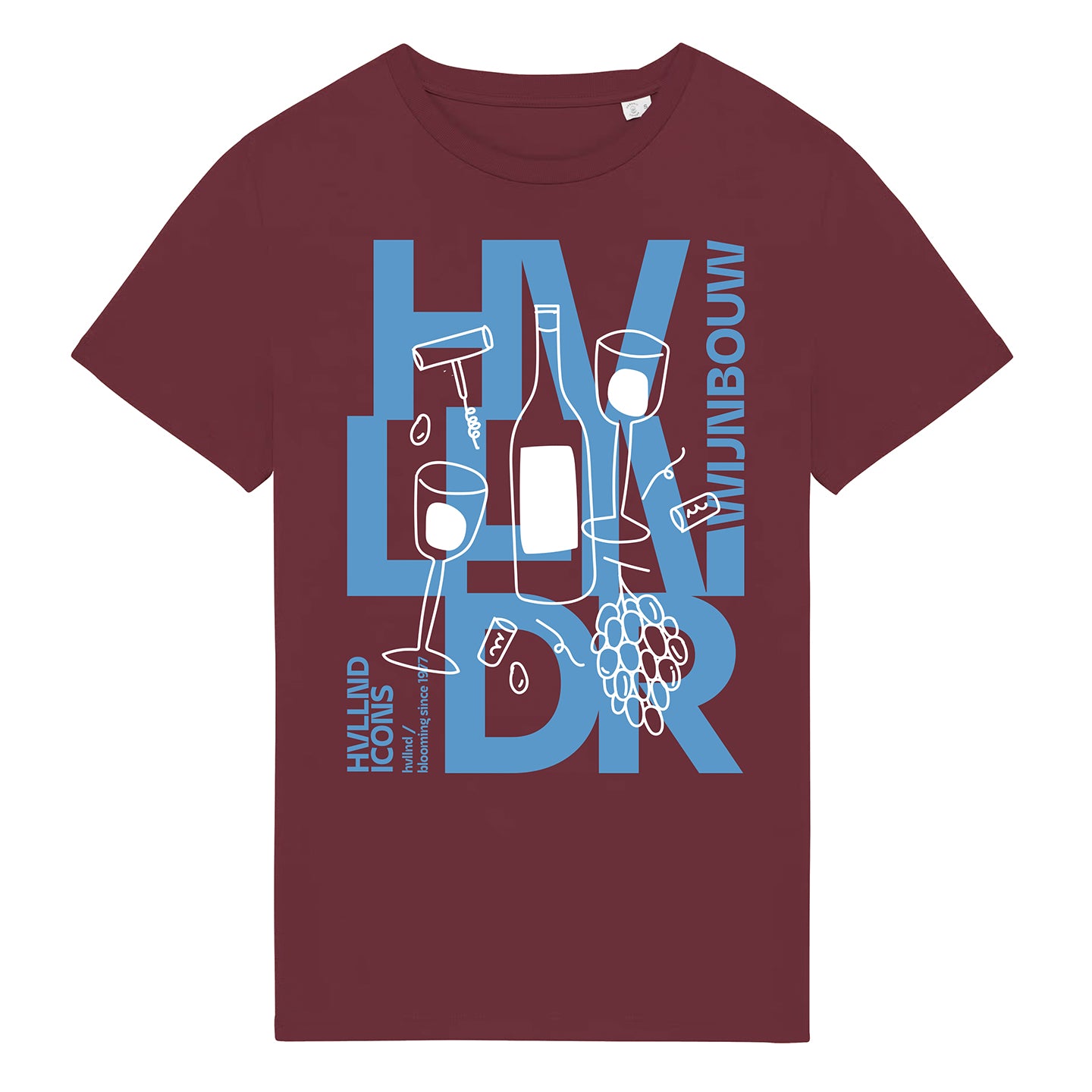 Icon t-shirt / Wijndomeinen / 6 kleuren