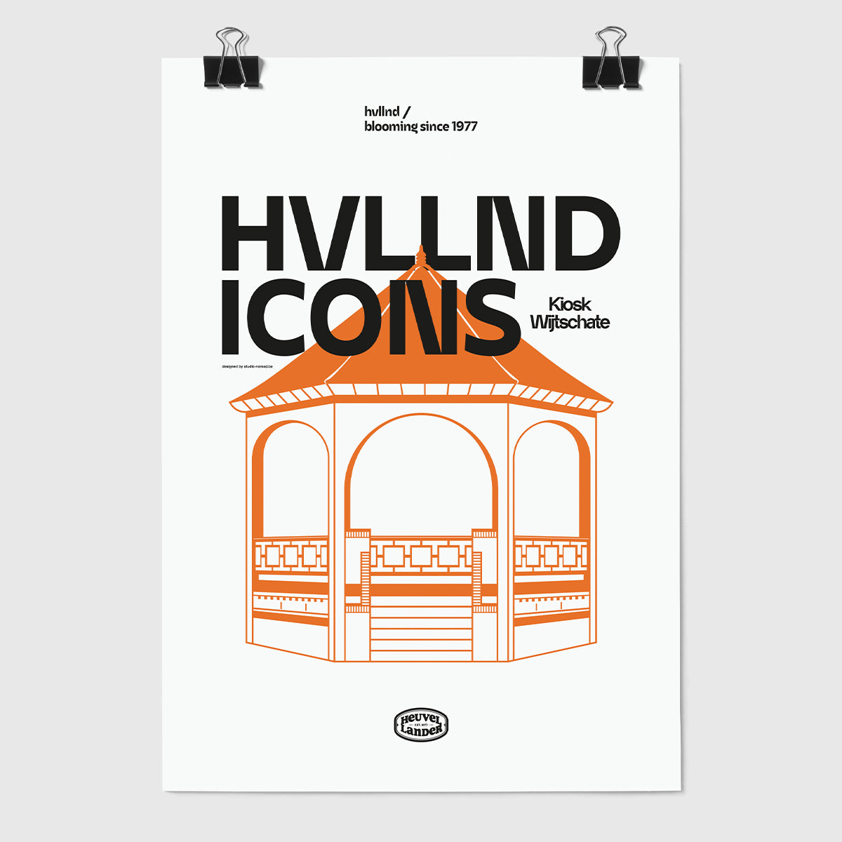 De Kiosk (Wijtschate) op A2 print