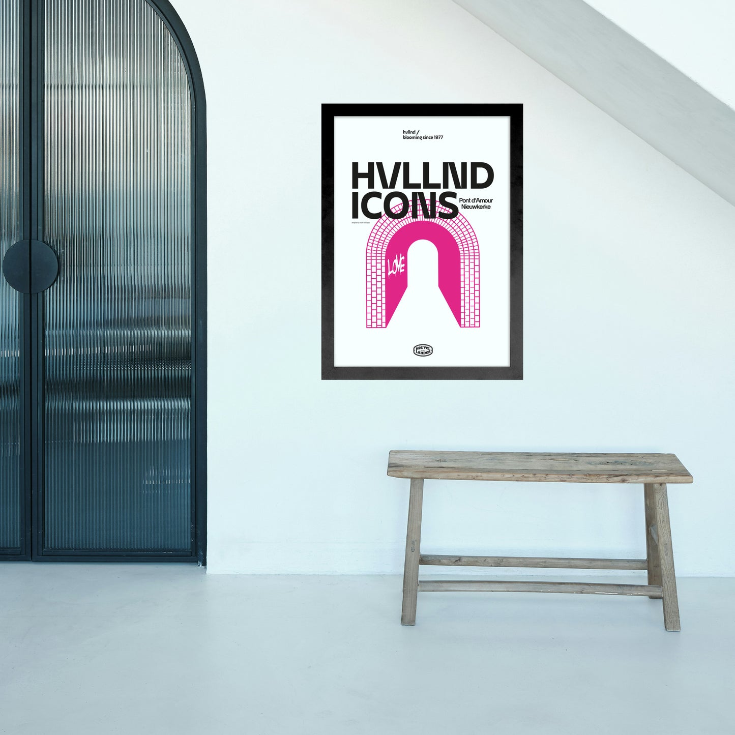 Print in kader / Pont d'Amour Nieuwkerke