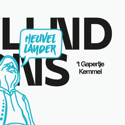 't Gapertje van Kemmel op A2 print