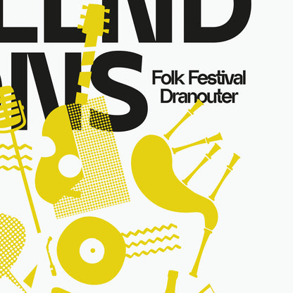 Folk Festival (Dranouter) op A2 print