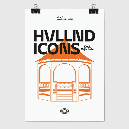 De Kiosk (Wijtschate) op A2 print